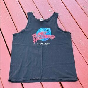 Planet Hollywood Atlantic City XL Black Vintage 1990’s Pullover Tank Top